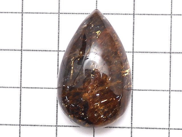 [Video] [One of a kind] Copper Rutilated Quartz Cabochon 1pc NO.14