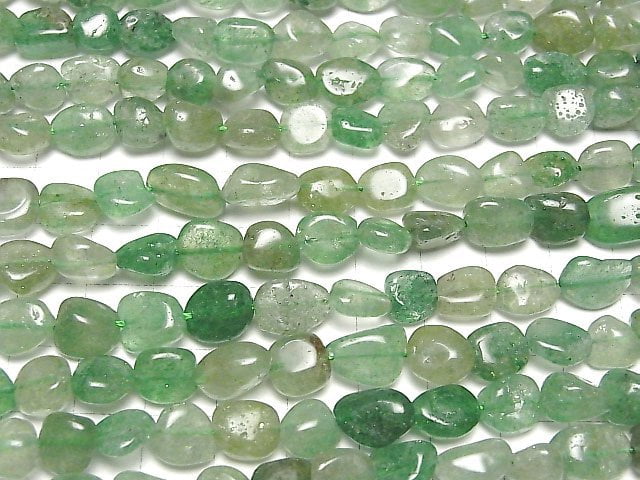 Green Aventurine Nugget 1strand beads (aprx.15inch / 36cm)