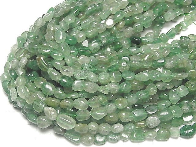 Green Aventurine Nugget 1strand beads (aprx.15inch / 36cm)