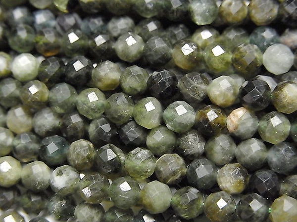 Faceted Round, Tourmaline Gemstone Beads