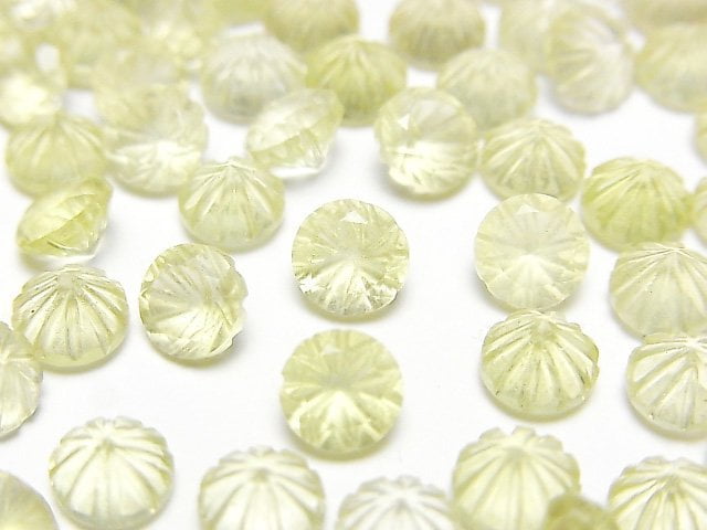 Carving, Lemon Quartz Gemstone Beads