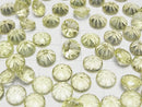 [Video] High Quality Lemon Quartz AAA Carved Round Faceted 10x10mm 2pcs