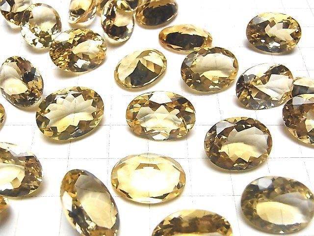 [Video]High Quality Citrine AAA Loose stone Oval Faceted 18x13mm 1pc