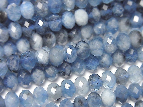 Aquamarine, Roundel Gemstone Beads