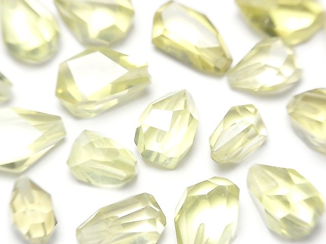 Drop, Lemon Quartz Gemstone Beads