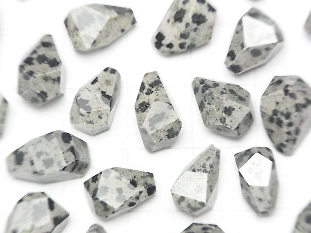 [Video] Dalmatian Jasper Half Drilled Hole Rough Drop 3pcs