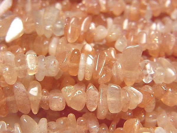 Chips, Nugget, Sunstone Gemstone Beads