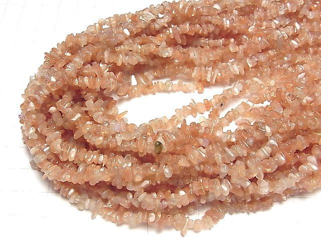 [Video] Sunstone AA Chips (Small Nugget) 1strand beads (aprx.34inch / 86cm)