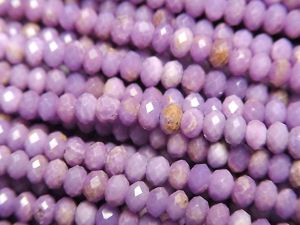 Phosphosiderite, Roundel Gemstone Beads