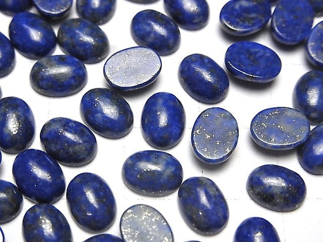 Lapislazuli AA+ Oval  Cabochon 8x6mm 5pcs