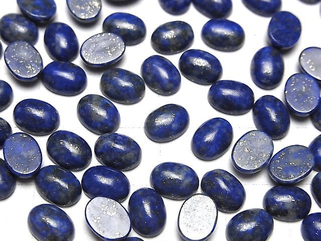 Lapislazuli AA+ Oval  Cabochon 8x6mm 5pcs