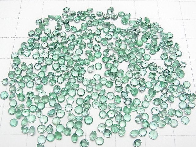 [Video] High Quality Emerald AAA- Loose stone Round Faceted 3x3mm 2pcs