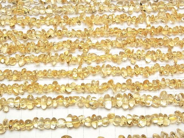 [Video] High Quality Citrine AAA Chips (Small Nugget) 1-strand beads (approx. 15 inches/38 cm)