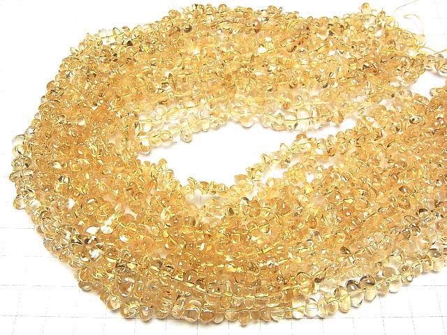 [Video] High Quality Citrine AAA Chips (Small Nugget) 1-strand beads (approx. 15 inches/38 cm)