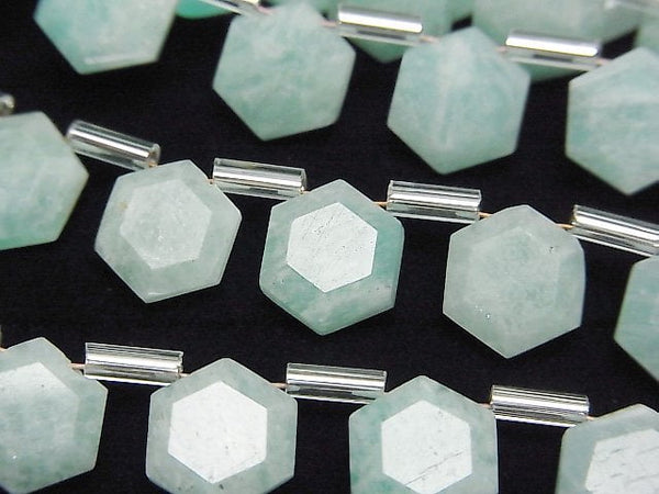 Amazonite, Hexagram Gemstone Beads