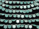 [Video] Amazonite AA++ Flat Hexagon Cut 9x8mm 1strand (13pcs)
