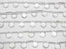 [Video] High Quality Crystal AAA Flat Hexagon Cut 9x8mm 1strand (13pcs)