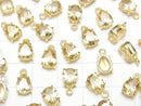 [Video] High Quality Citrine AAA Bezel Setting Pear shape Faceted 8x6mm 18KGP 2pcs