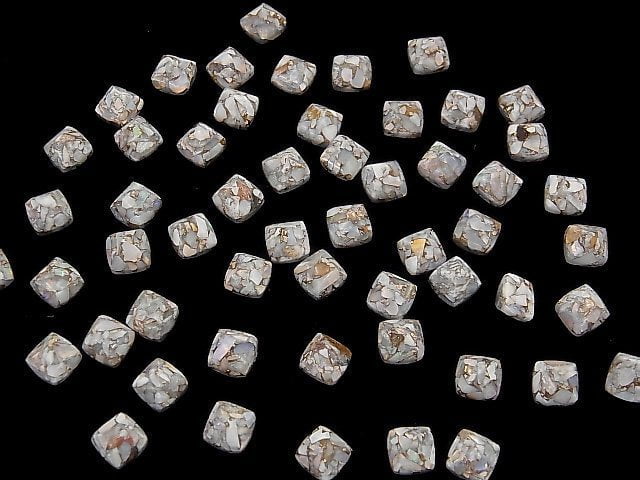 [Video] Copper Opal AAA Sugarloaf Cut 6x6mm 3pcs