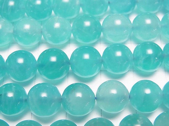 [Video] Uighur Amazonite Silica AA+ Round 10mm half or 1strand beads (aprx.15inch / 38cm)