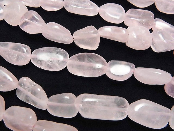 Nugget, Rose Quartz Gemstone Beads