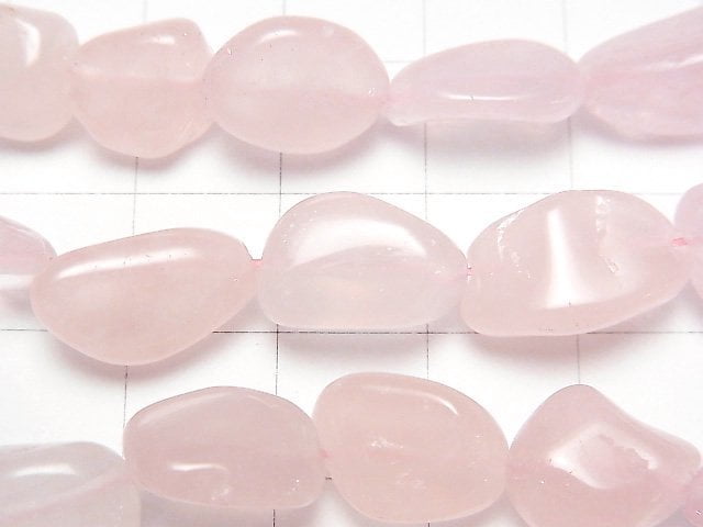 [Video] Rose Quartz AA+ Nugget 1strand beads (aprx.14inch / 35cm)