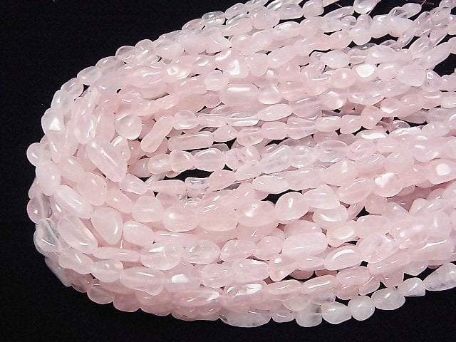 [Video] Rose Quartz AA+ Nugget 1strand beads (aprx.14inch / 35cm)