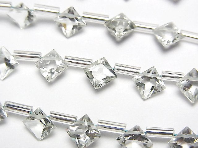 Diamond, Green Amethyst Gemstone Beads