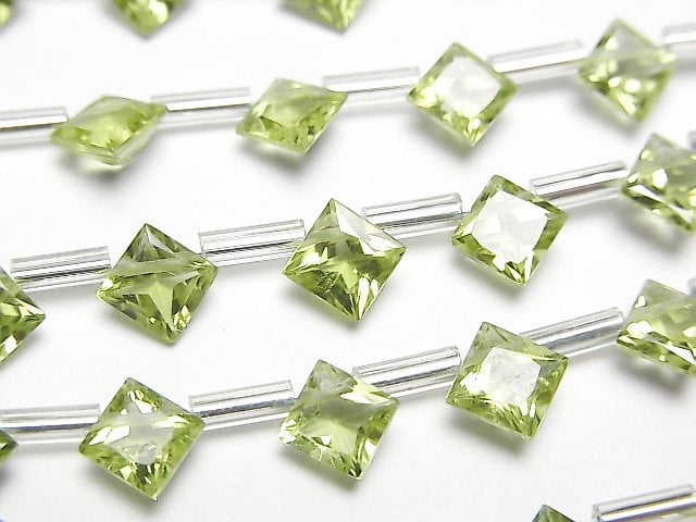 Diamond, Peridot Gemstone Beads