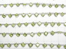 [Video] High Quality Peridot AAA Diamond Princess Cut 6x6mm Half or 1 Strand (18pcs)