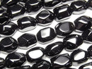 [Video] Onyx AAA Faceted Nugget 1strand beads (approx. 15 inches/38 cm)