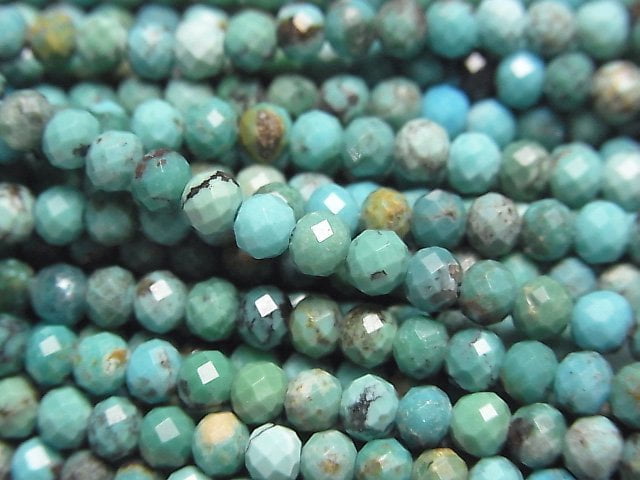 Roundel, Turquoise Gemstone Beads