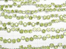 [Video]High Quality Peridot AAA- Triangle Faceted 5x5mm half or 1strand (28pcs)