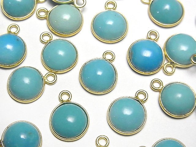 Bezel Setting, Turquoise Gemstone Beads