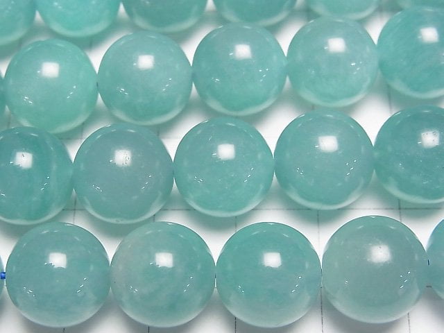 Uygur Amazonite Silica AA Round 12mm half or 1strand beads (aprx.15inch/37cm)