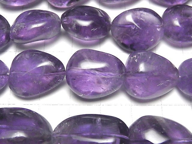 [Video] Amethyst AA++ Nugget half or 1strand beads (aprx.14inch / 35cm)