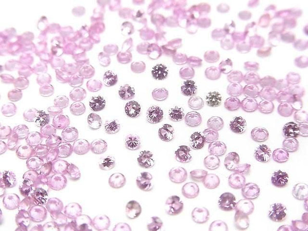 [Video]High Quality Pink Sapphire AAA Loose Stone Round Faceted 2x2mm 10pcs