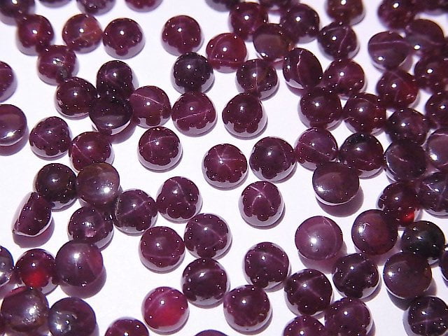 Cabochon, Garnet Gemstone Beads