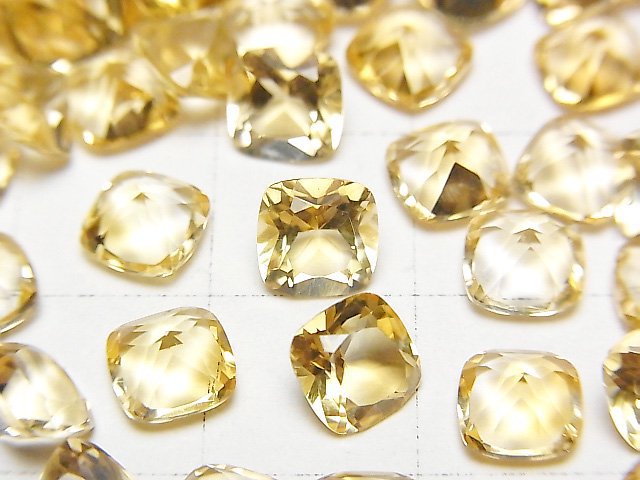 [Video] High Quality Citrine AAA Loose stone Square Faceted 6x6mm 5pcs