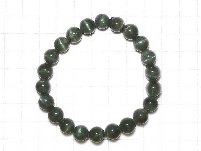 [Video] [One of a kind] Apatite Cat's Eye Round 8.5mm Bracelet NO.11