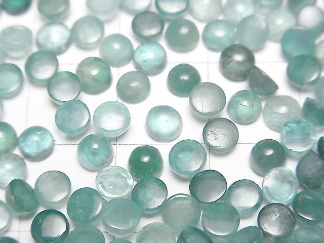 [Video] Grandidierite AA++ Round Cabochon 4x4mm 5pcs