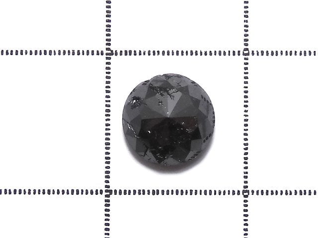 [Video] [One of a kind] Black Diamond Loose stone Rose Cut 1pc NO.201