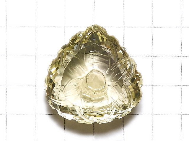 [Video] [One of a kind] High Quality Lemon Quartz AAA Loose stone Carved Faceted 1pc NO.19