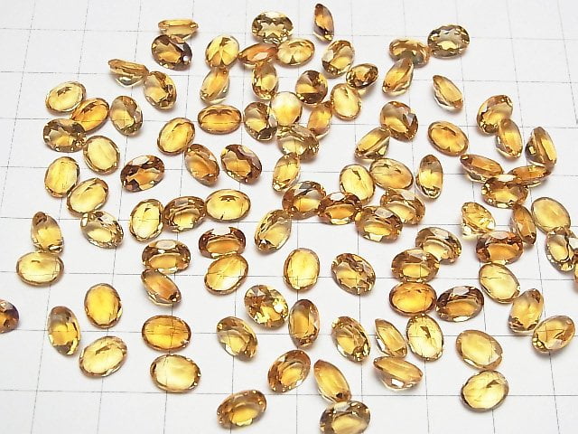 [Video] High Quality Brandy Citrine AAA Loose stone Oval Faceted 8x6mm 3pcs