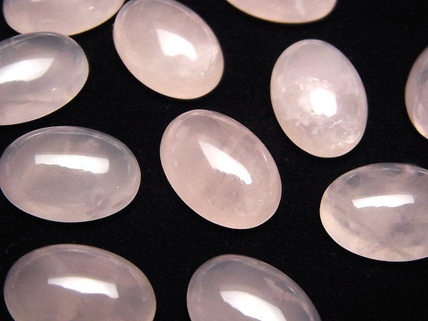 Cabochon, Rose Quartz Gemstone Beads