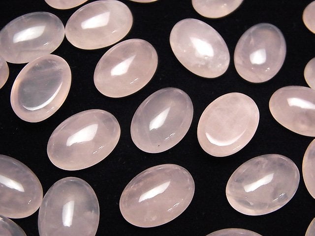 [Video] Rose Quartz AA++ Oval Cabochon 17x12mm 2pcs