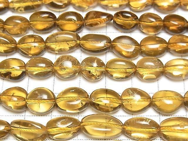 [Video]High Quality Beer Crystal Quartz AAA- Nugget half or 1strand beads (aprx.15inch/37cm)