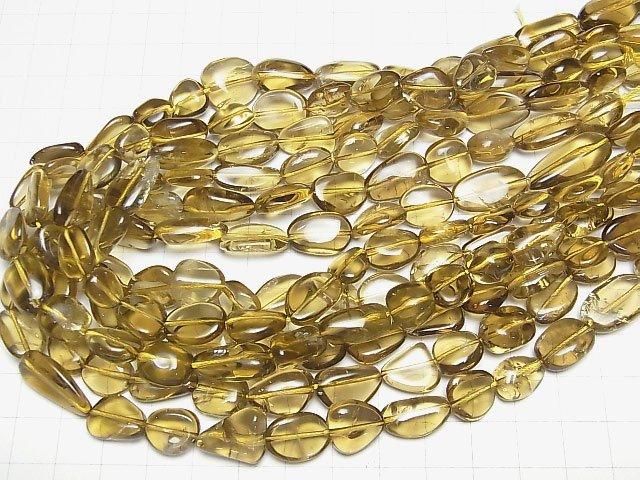 [Video]High Quality Beer Crystal Quartz AAA- Nugget half or 1strand beads (aprx.15inch/37cm)