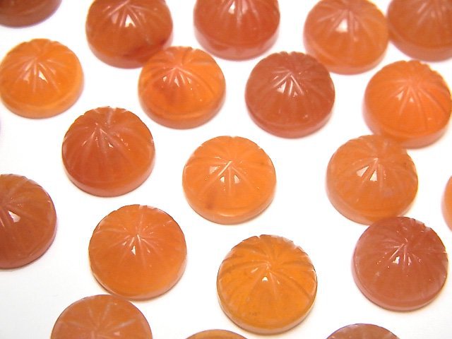 Cabochon, Carnelian Gemstone Beads