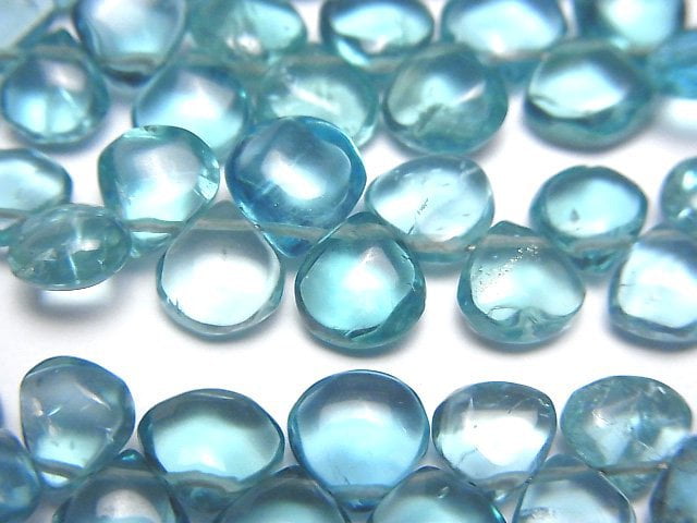 Apatite, Chestnut Shape Gemstone Beads